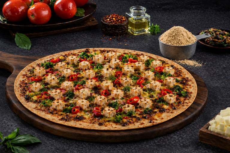 SUPERYOU High Protein Thincrust Grilled Chicken & Broccoli Pizza