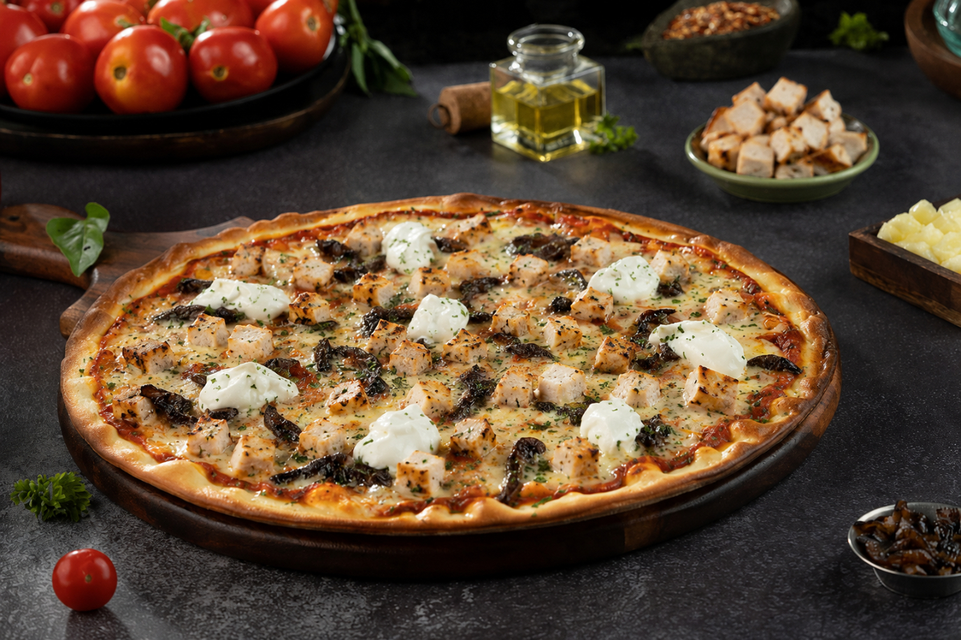 SUPERYOU High Protein Thincrust Pollo BBQ Chicken Pizza