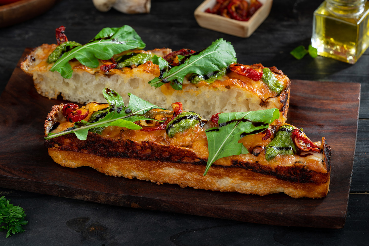 SUPERYOU High Protein Pesto & Sundried Tomato Footlong Pizza