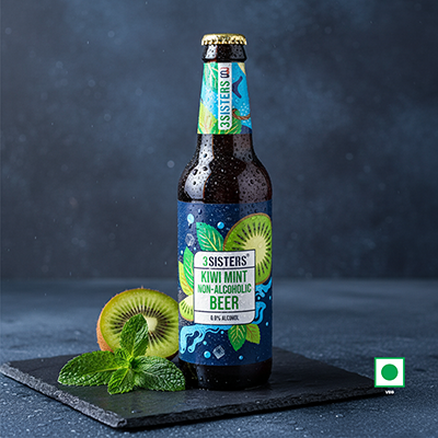 3 Sisters Non Alcoholic Beer – Kiwi Mint Flavour