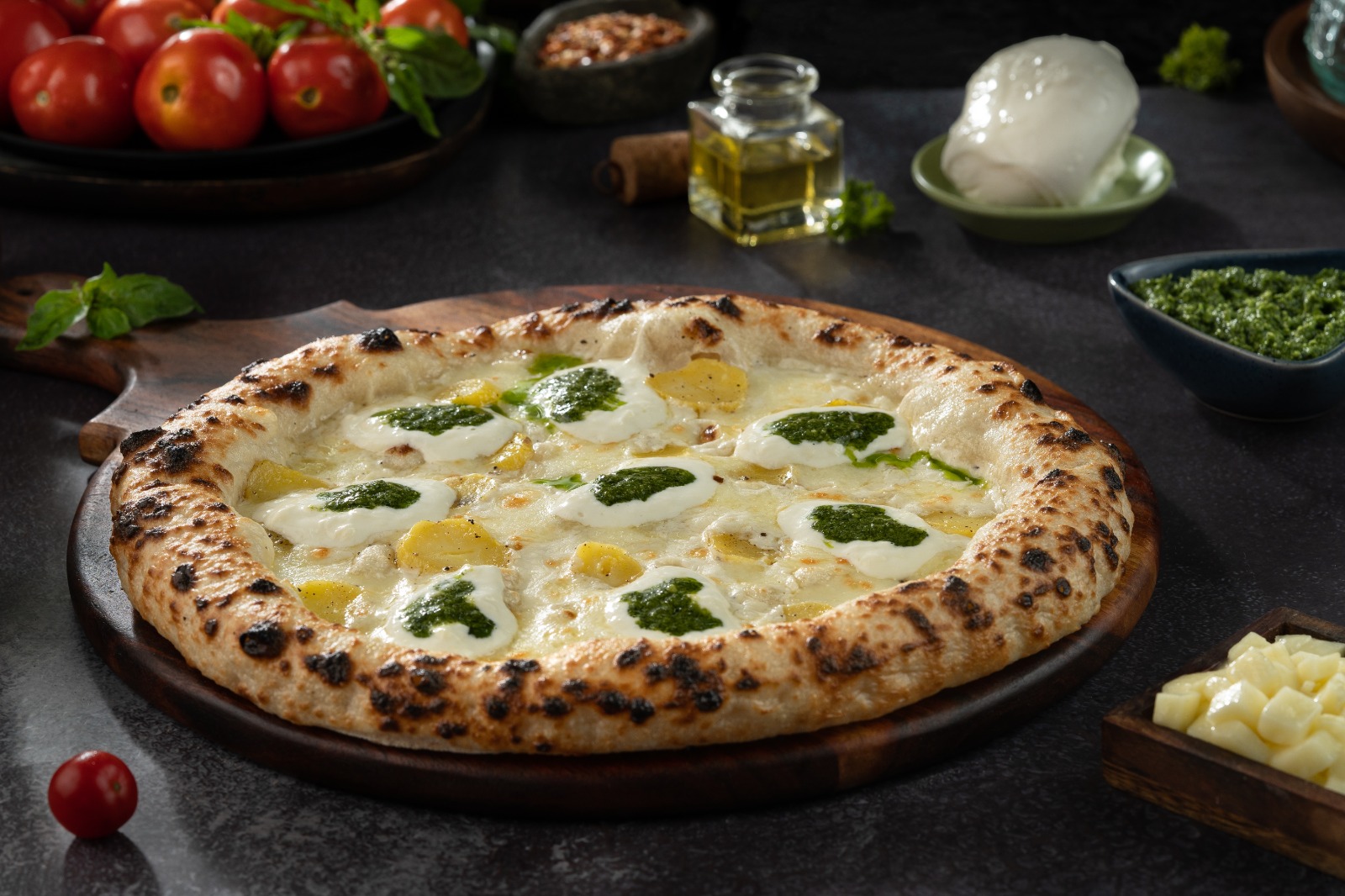 Naples - Truffle Pesto Potato Pizza