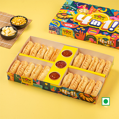 Corn & Cheese Fried Momo - 20 Pcs