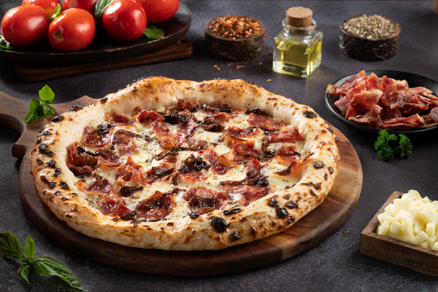 Naples - Truffle Crispy Bacon Pizza