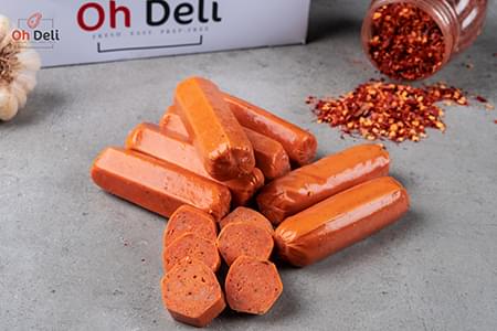 CHICKEN TIKKA FRANKFURTER