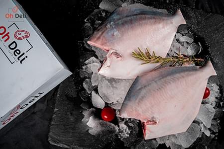 WHITE POMFRET WHOLE CLEANED