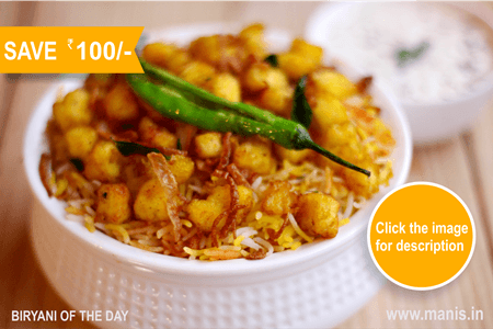 BOD Andhra Spl Paneer Biryani