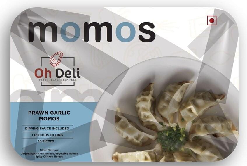 PRAWN GARLIC MOMOS