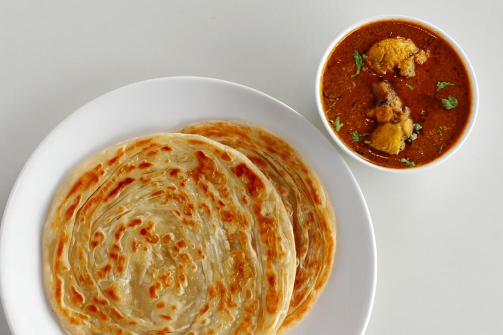 Parotta Chicken Curry Combo