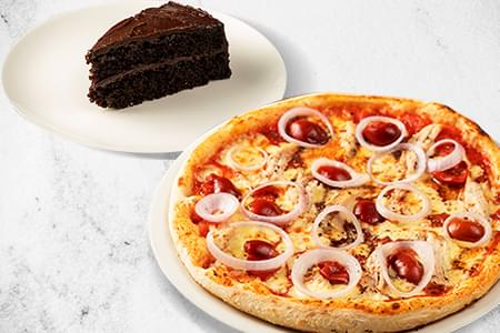 Non-Veg Combo for 1 (Pizza + Dessert)