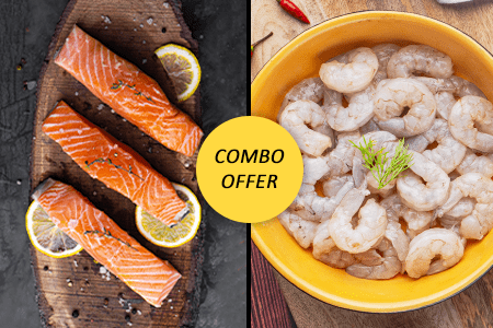 Norwegian Salmon + Prawns